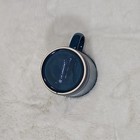 Le Creuset Stoneware Deep Teal Coffee Mug/Cup 12oz - Picture 3 of 3